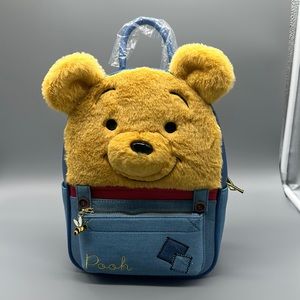 Disney fur face Winnie Pooh backpack